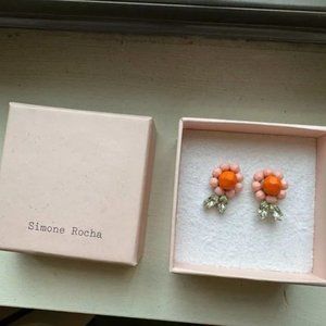 Simone Rocha Flower Earrings
